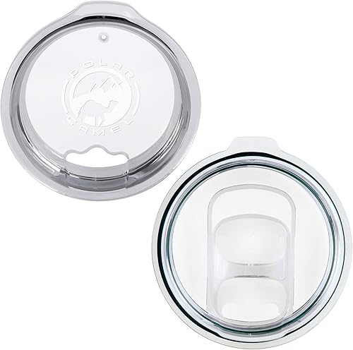 Polar Camel - Tapa de repuesto de 20 onzas para vasos de 20 onzas, paquete delgado solo se adapta a tazas de marca Polar