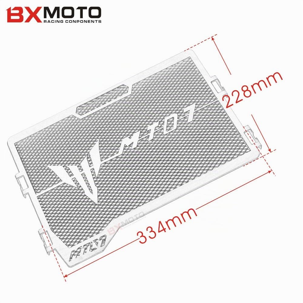 Motocicleta Acero Inoxidable Cubierta de la Rejilla del Radiador para MT07 MT 07 2014-2020