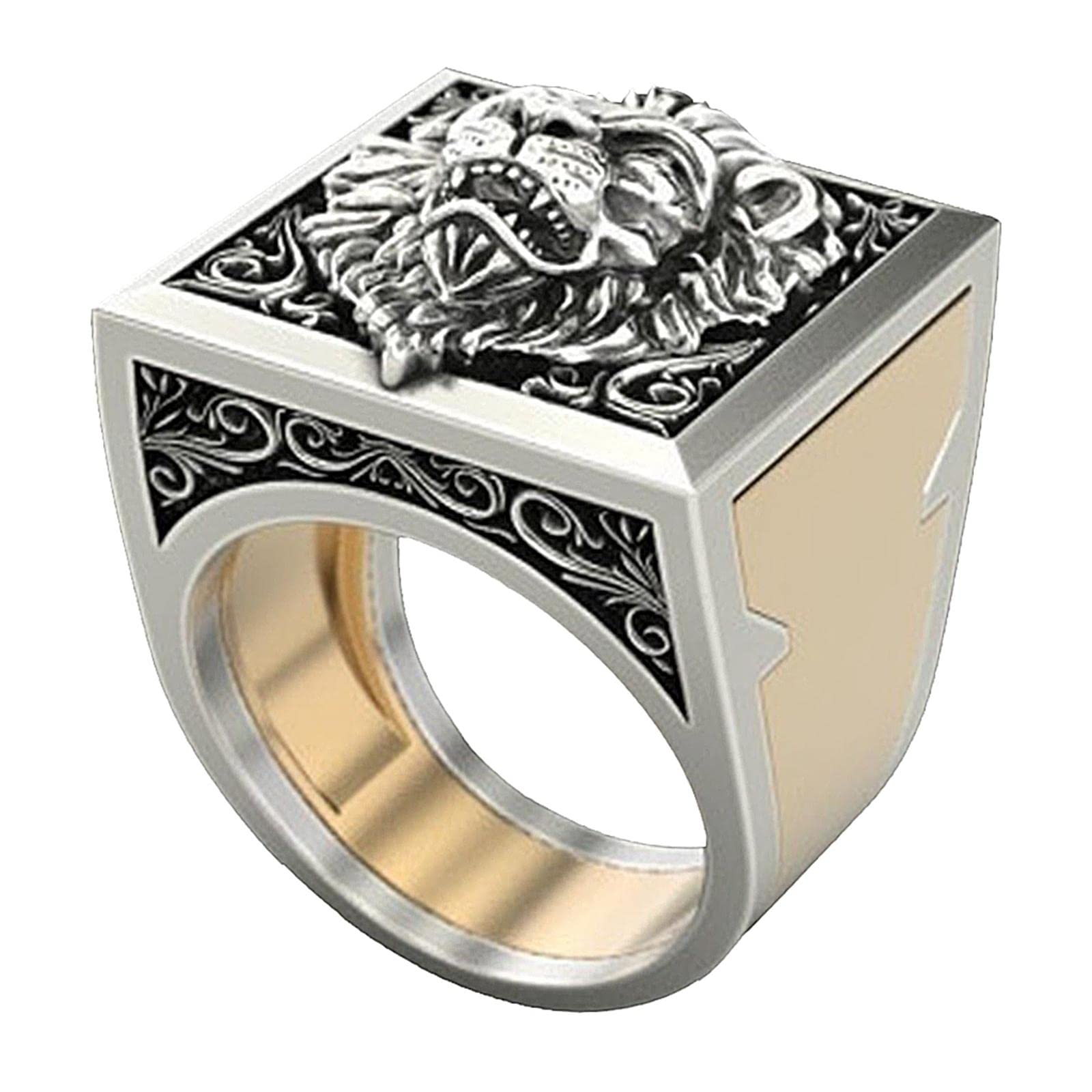Enakshi® Men's Combination Rings Vintage Lion Ring Hip Hop Jewelry Punk Rings Gift 8|Jewelry & Watches | Fashion Jewelry | Rings-image-5