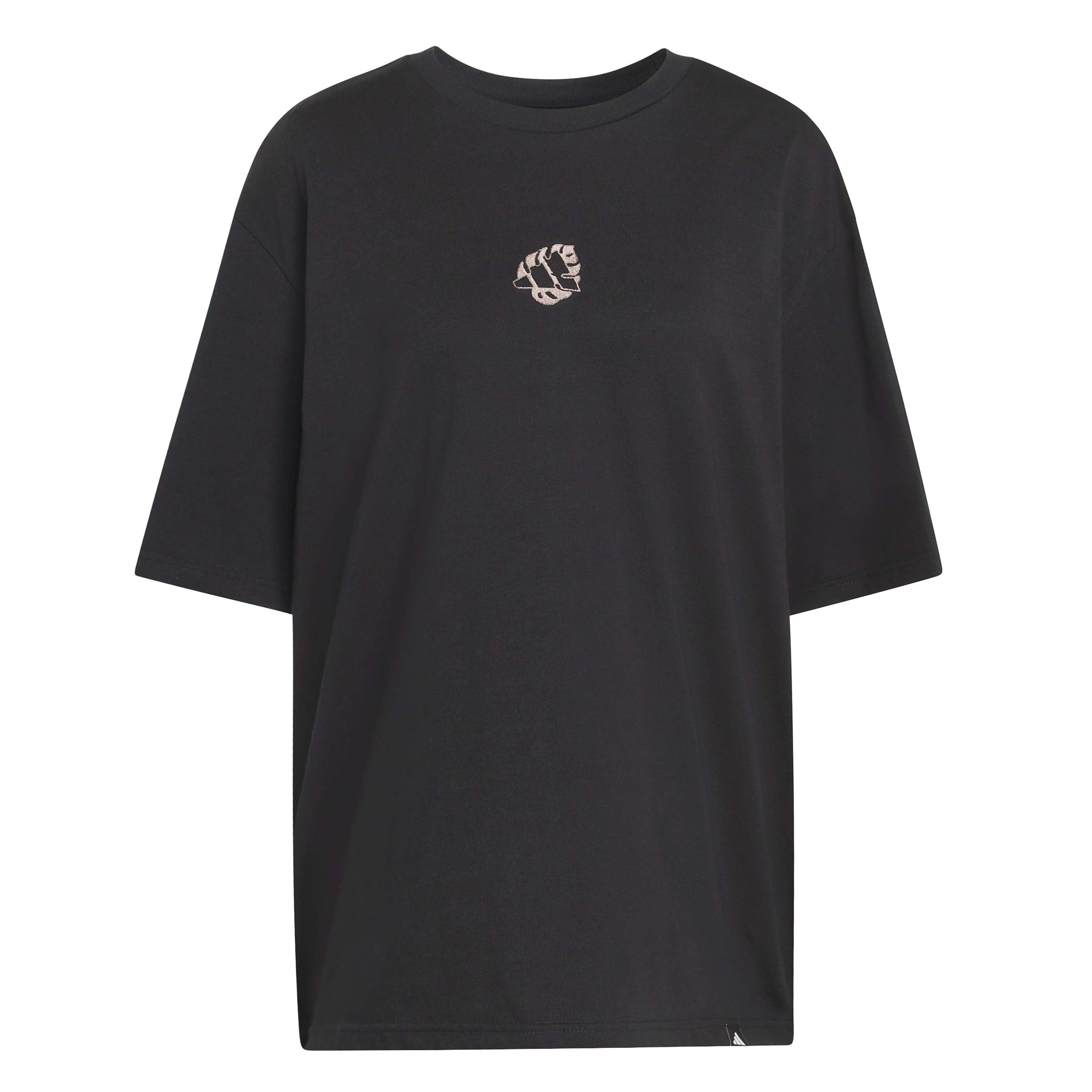 adidas Women's Animal Oversize Graphic T-Shirt, Black, M
