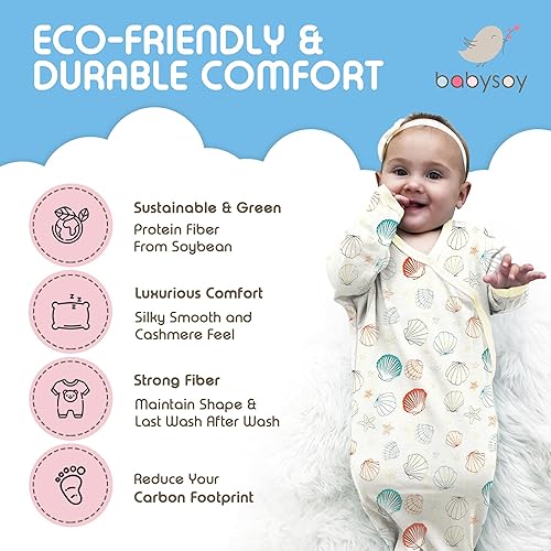 Miniatura 4 de Babysoy Saco de dormir de manga larga para bebés y niños pequeños
