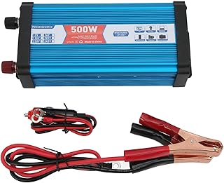 Inversor De Potência De Carro De 500 W, Conversor De Inversor De Carro De Pico De 1000 W, Onda Senoidal Pura, Portas USB Duplas, Ventilador De Resfriamento De Proteção De Sobrecarga(12V 220)