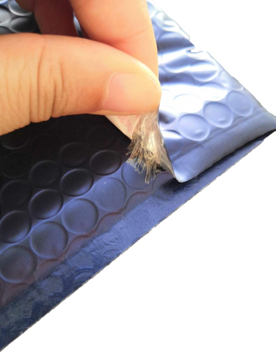 ProLine Matte Metallic Blue Bubble Padded Mailers Extra Wide #0 6.5x10 Inch Self Seal Padded Envelopes (50)