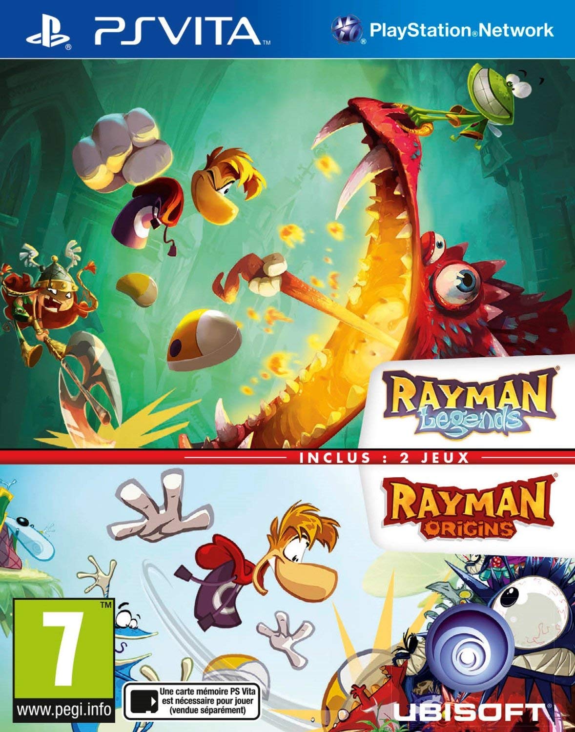 Rayman Legends and Rayman Origins PlayStation Vita