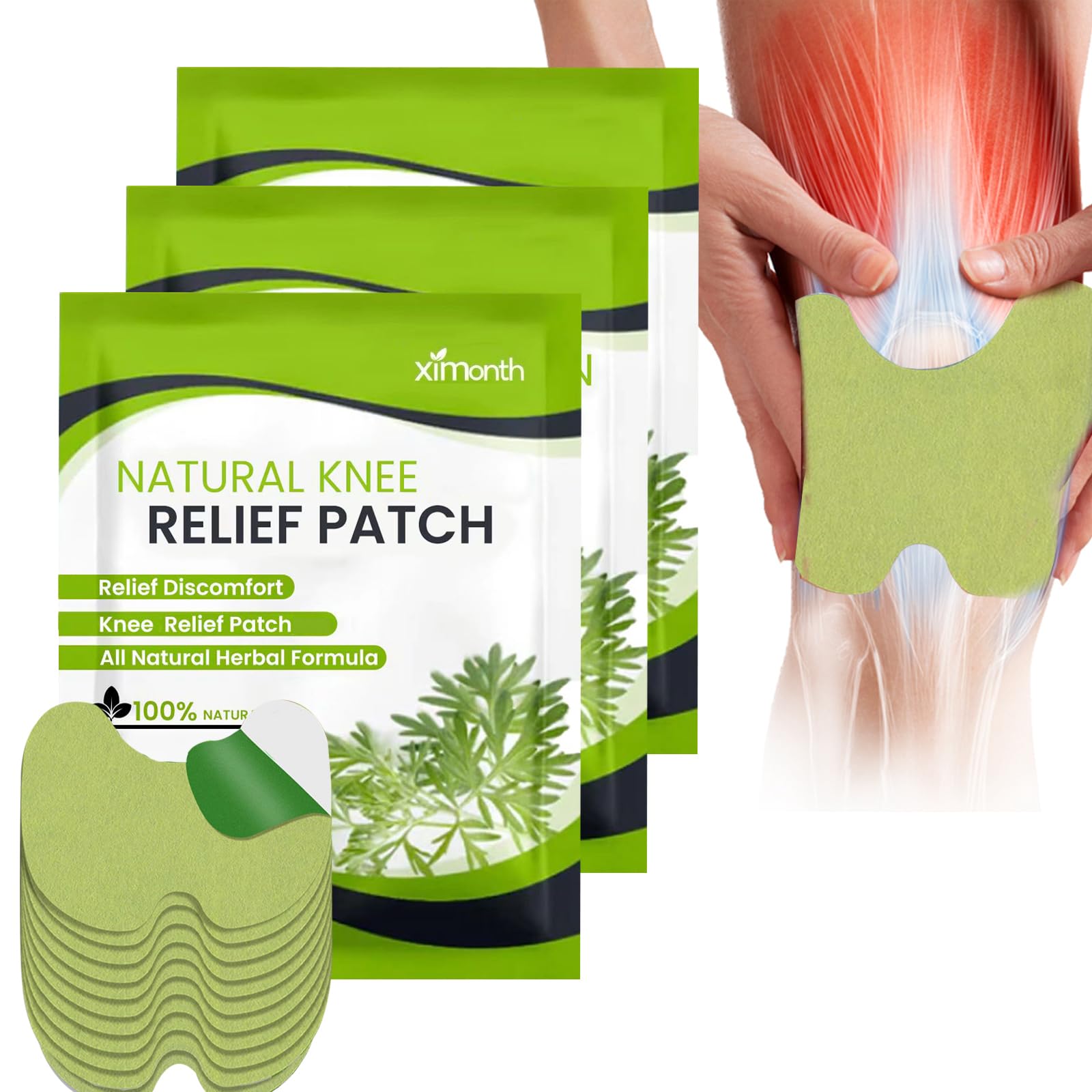 Amazon.com: Leytearoo 36 PCS Natural Knee Relief Patch,Natural Knee Patches, Long Lasting Relief of Joint : Health & Household