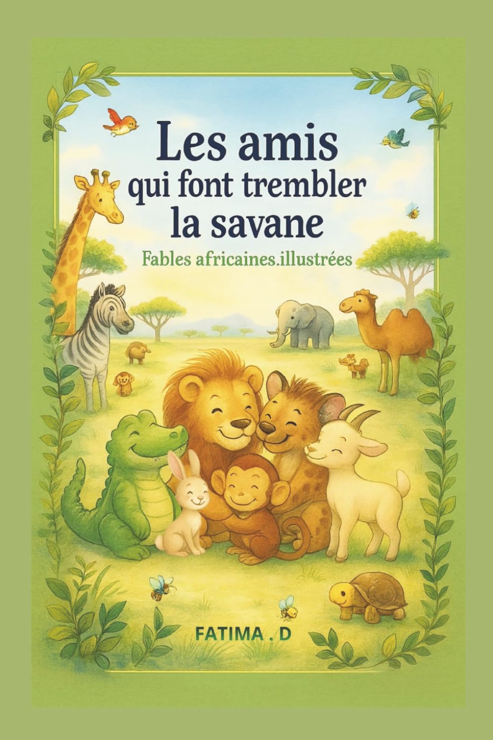 Les amis qui font trembler la savane fables africains illustrées: Trois contes africains illustrés pour rêver, grandir, s'émerveiller et cultiver la confiance.