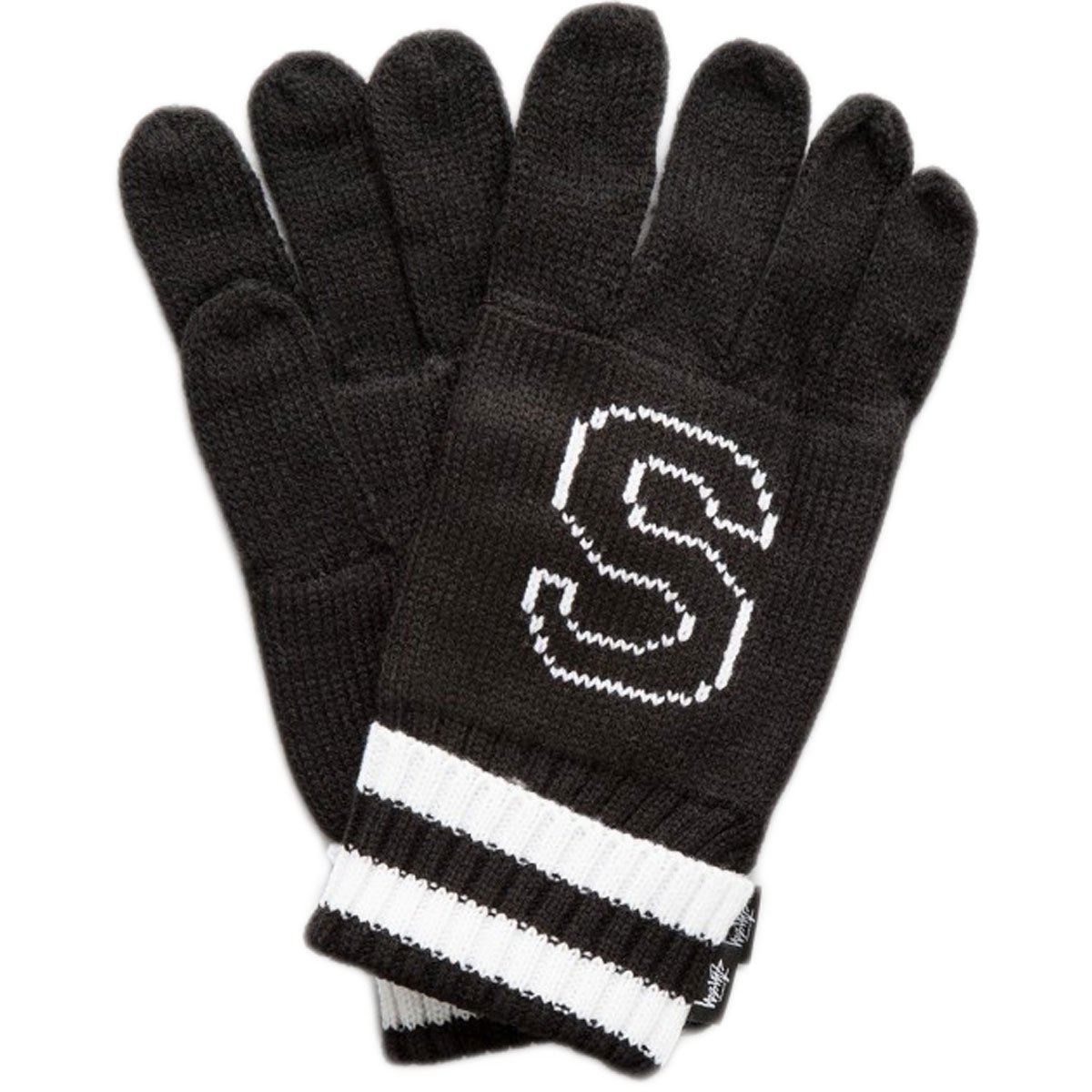 Buy Stussy Mens Classic S Gloves One Size Black at