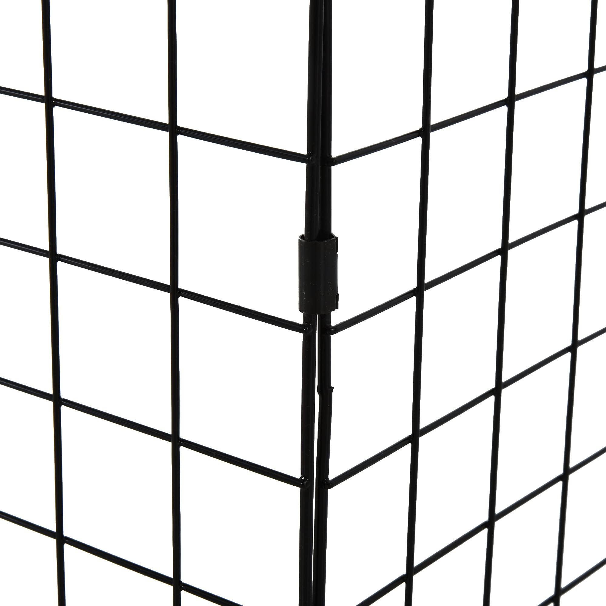 HOMCOM Salvachispas para Chimenea con Longitud Ajustable 81,5-160x44x68 cm Protector de Chimenea con Alambre de Metal Negro