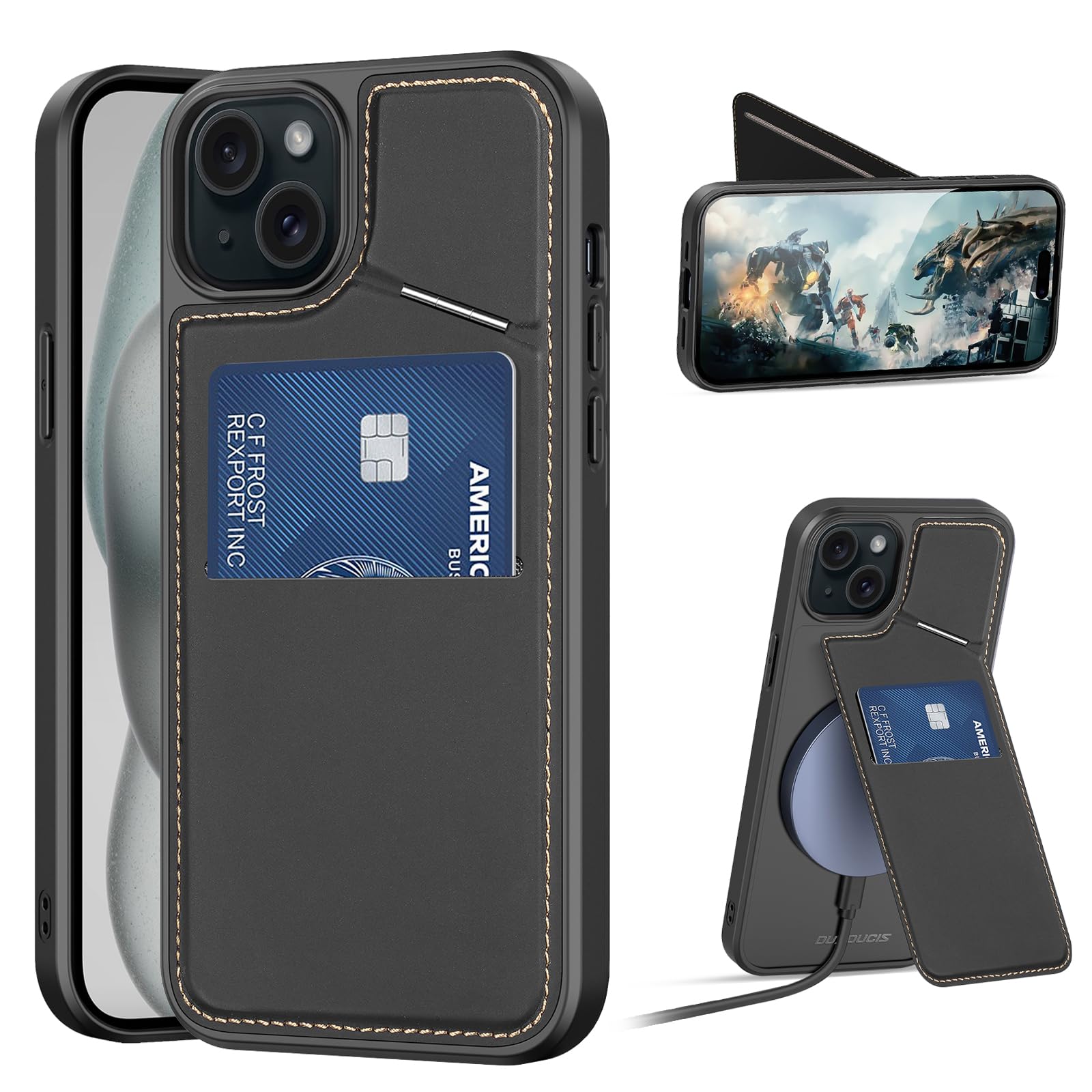 Amazon.co.jp: NODALA iPhone13/iPhone14 ケース カード収納 背面 入れ