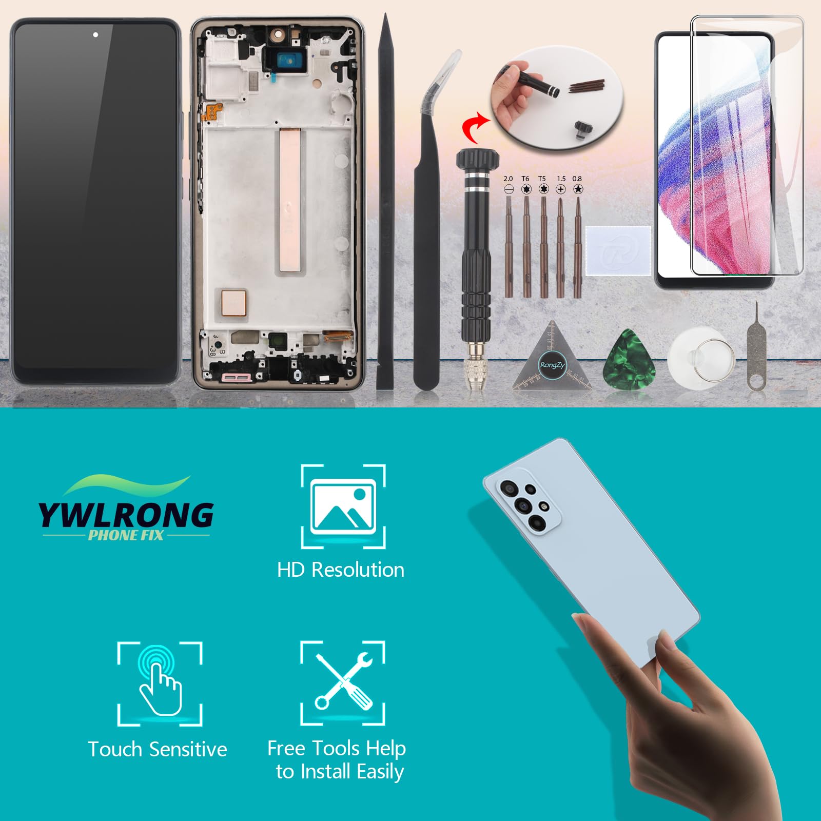 Amazon.com: Display for Samsung Galaxy A53 5G A536 A536B A536U