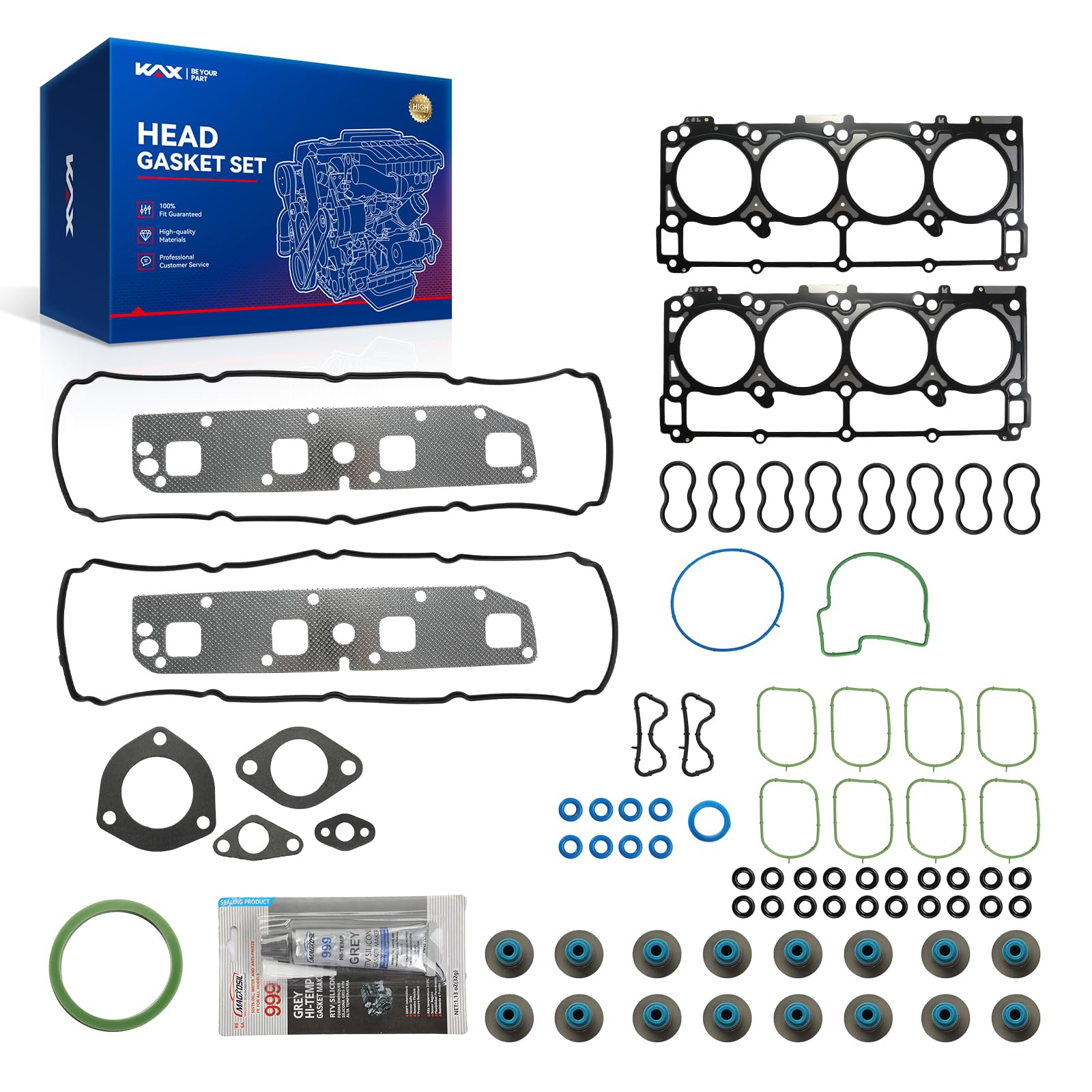 KAX Cylinder Head Gasket Set Fit for Dodge Ram 1500 2500 2003-2008 5.7L