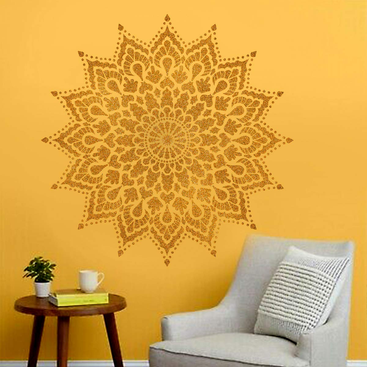 Design In Mandala Stencils for Wall Painting (22 X 35 inches, DMA-61) (B08ZD37SYV) Amazon Price History, Amazon Price Tracker