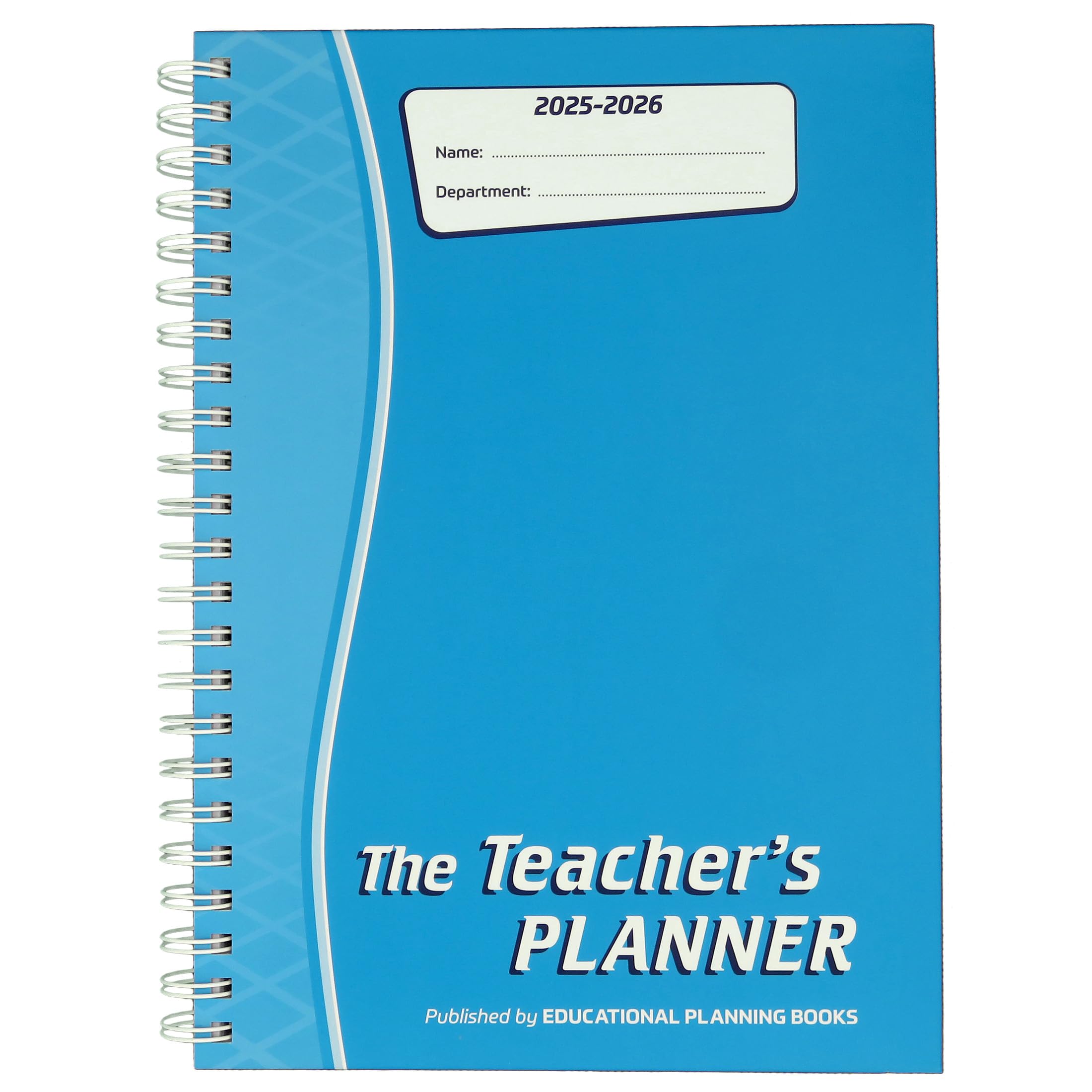 EDUCATIONAL PLANNING BOOKSThe Teachers Planner 2025-26 | (A4, 6 Periods) | Page-a-Day & Undated, with Dedicated Pages for Year Planning, Exams, Marking, Contacts, and more - Turquoise (TP3-T)