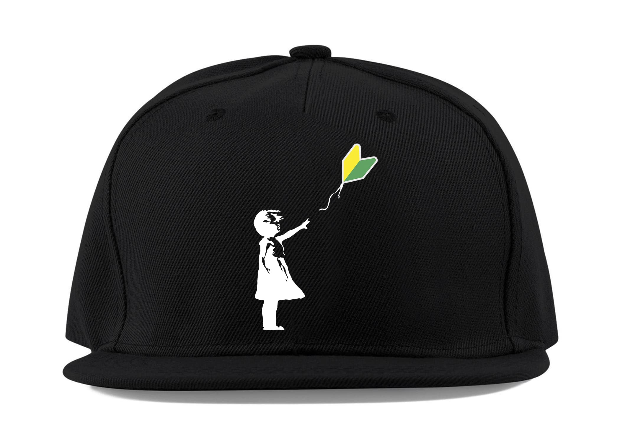 Casquette Banksy noire à visière plate pour vos sorties urbaines JDM - 3