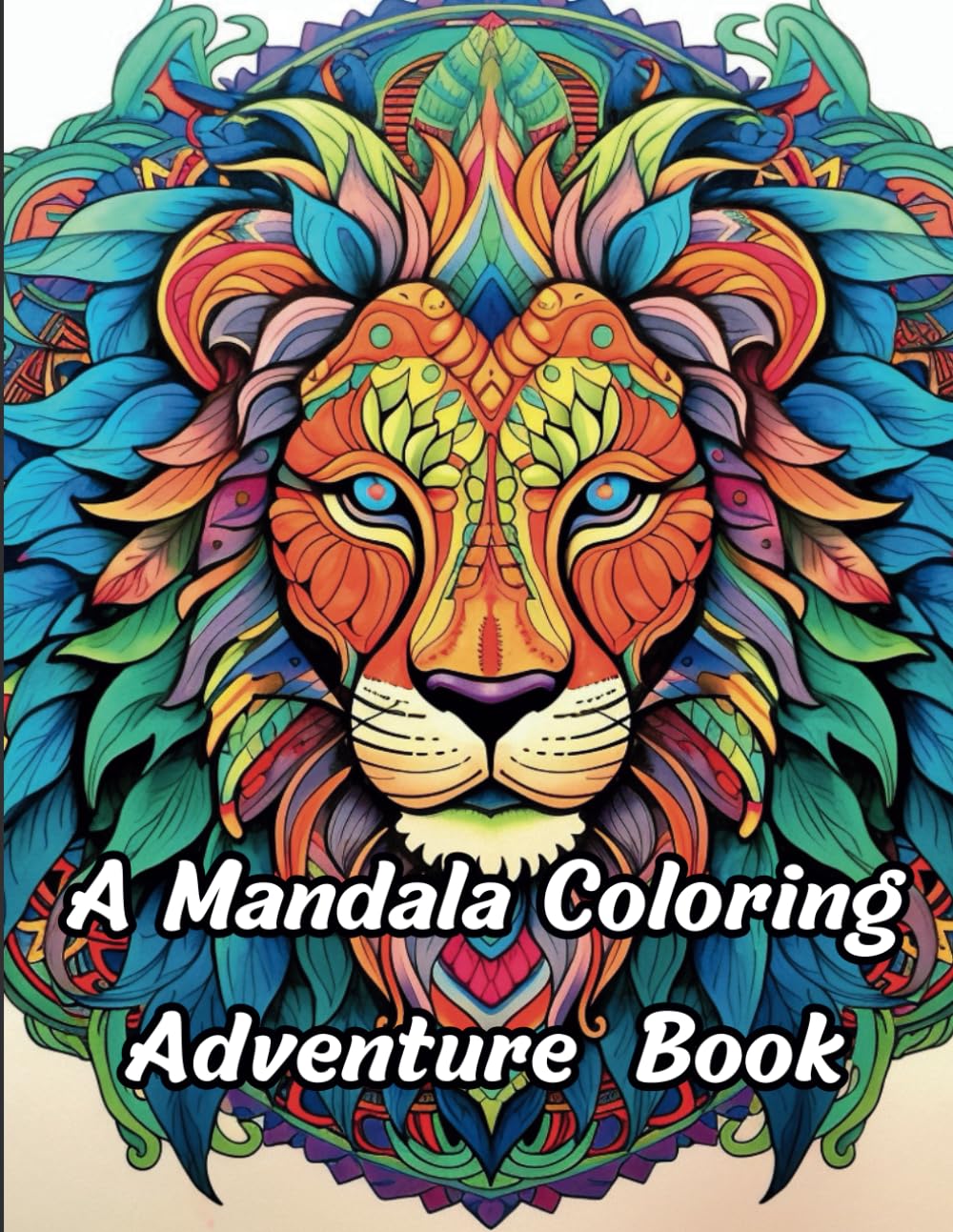 A Coloring Adventure: Mandalas and Elements of Nature(50 Pages)