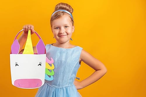 Miniatura 4 de Jolly Jon Cesta de unicornio para truco o trato  Cubo de princesa truco o trato  Bolsa de unicornio para truco o trato  Cesta de Pascua de unicornio