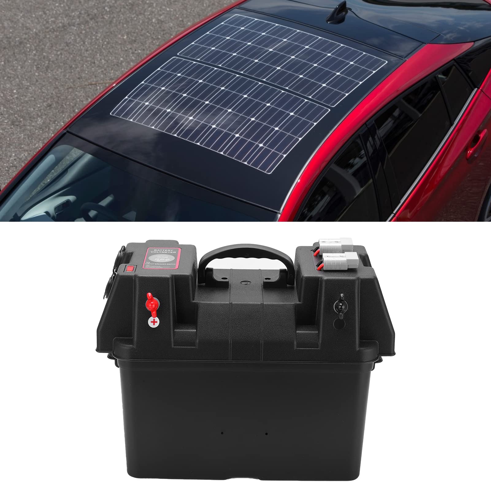 Wielofunkcyjna Elektrownia Akumulatorowa 12 V z Woltomierzem i Gniazdem Zapalniczki, Statek Jachtowy RV