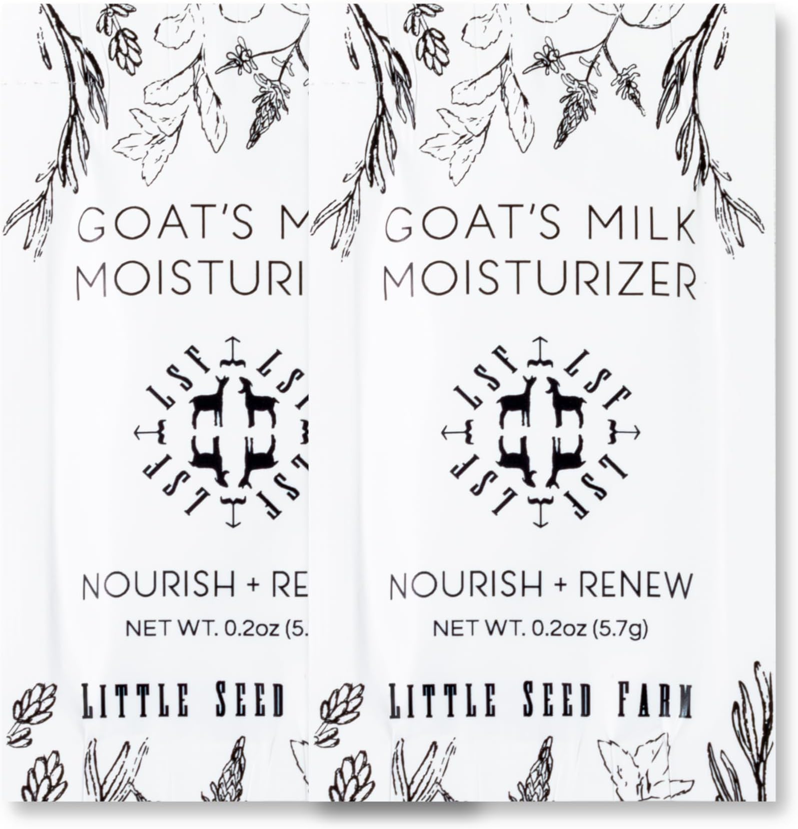 Little Seed Farm Goat's Milk Face Moisturizer - All Natural, Organic Moisturizer Face Cream - Travel Size