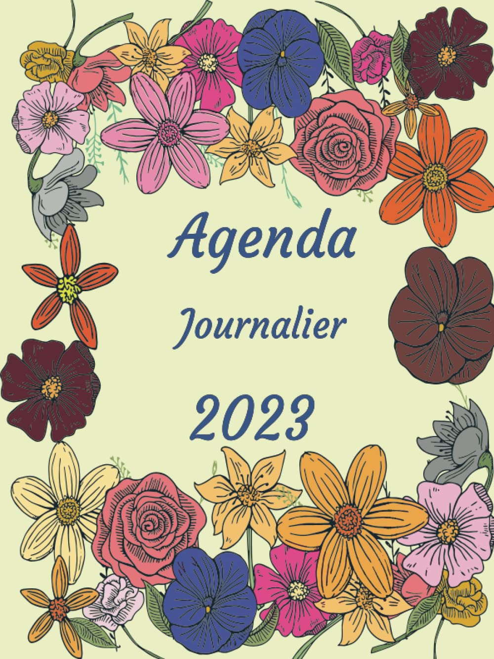 Agenda Journalier CIAK 2023 - Format A5 (15 X 21 Cm) - 1 Jour Par Page - Fabriqué Main En Italie - Couleur Corail