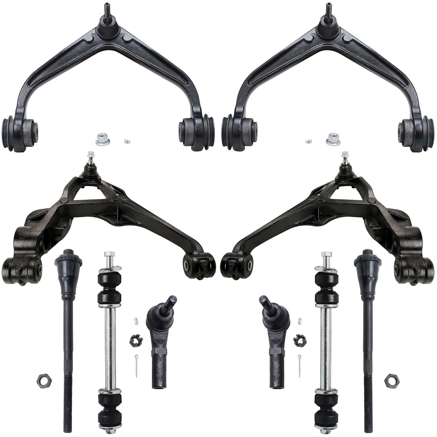 Detroit Axle - 10pc Front End Kit for 11-19 Chevy Silverado 2500 3500 HD