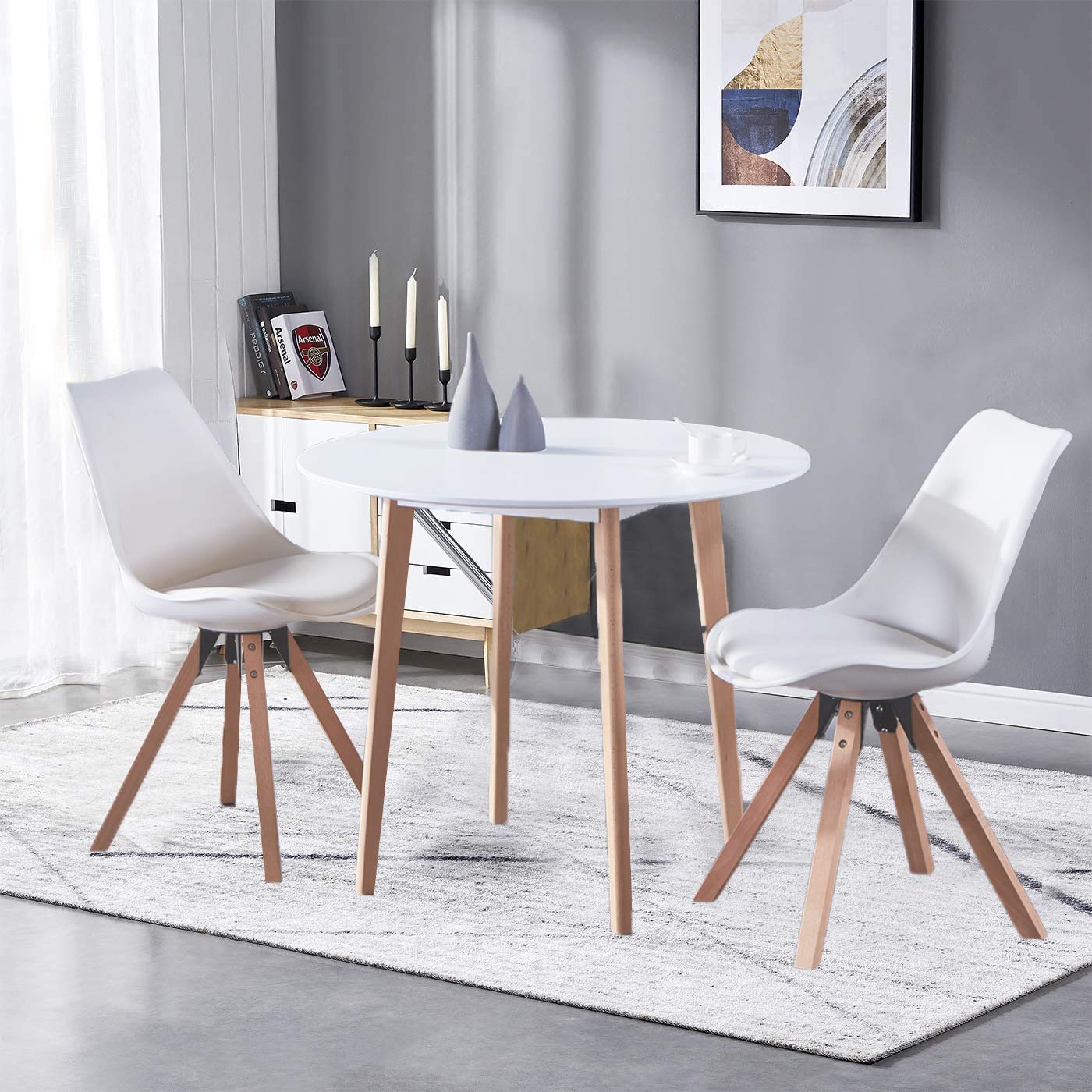 Dining Table Amazon Eiffel Chair Kaihe Round Eiffel Dining Table