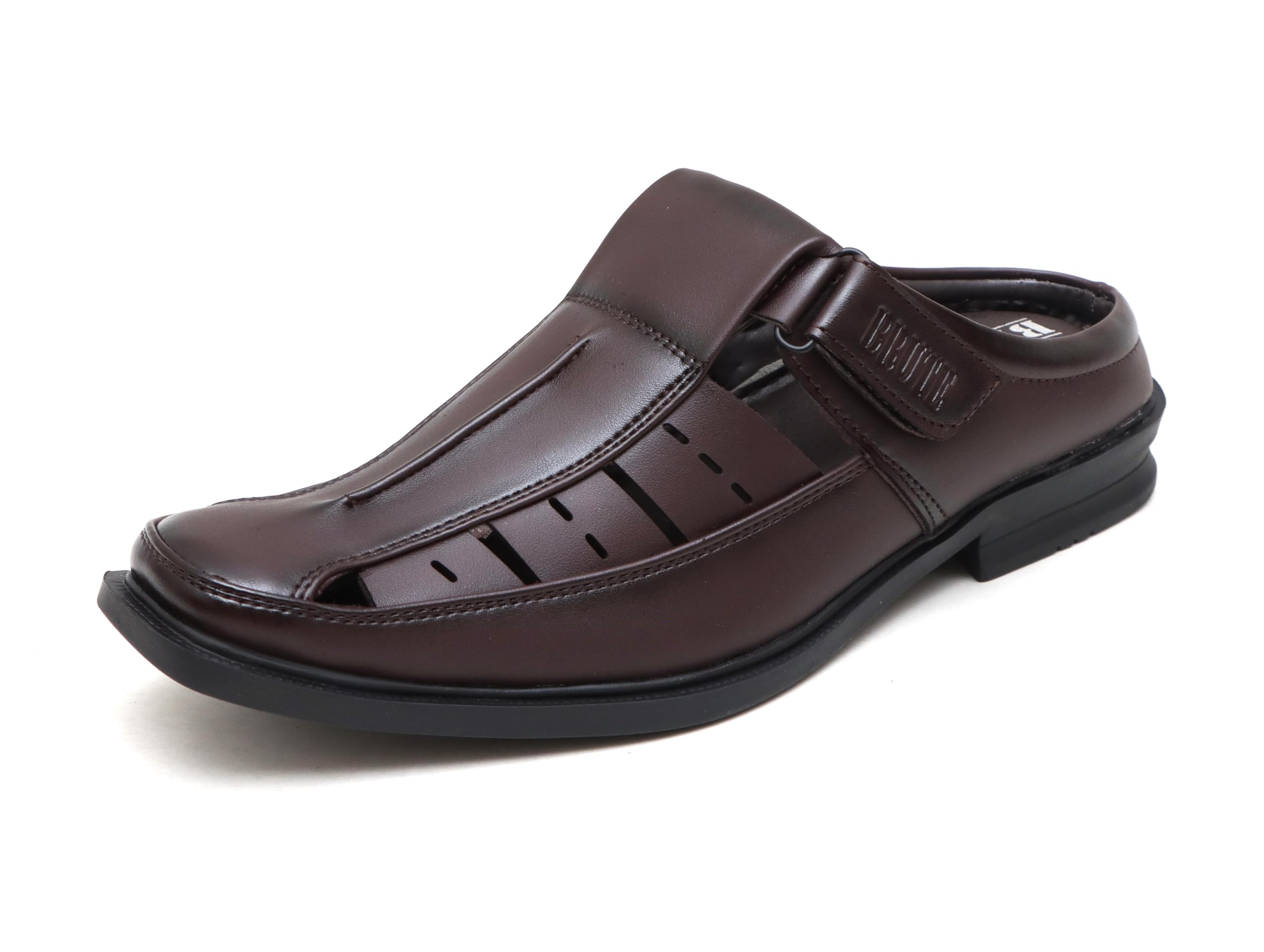 Leather Sandals for Men | Open Fisherman Sandals | Half Sandals-image-15