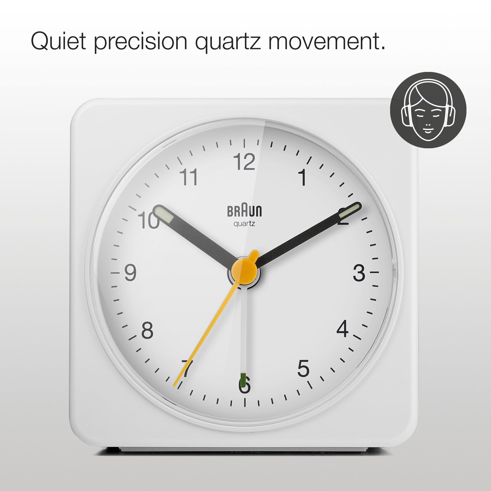 Amazon.com: Braun Classic Analogue Alarm Clock with Snooze and