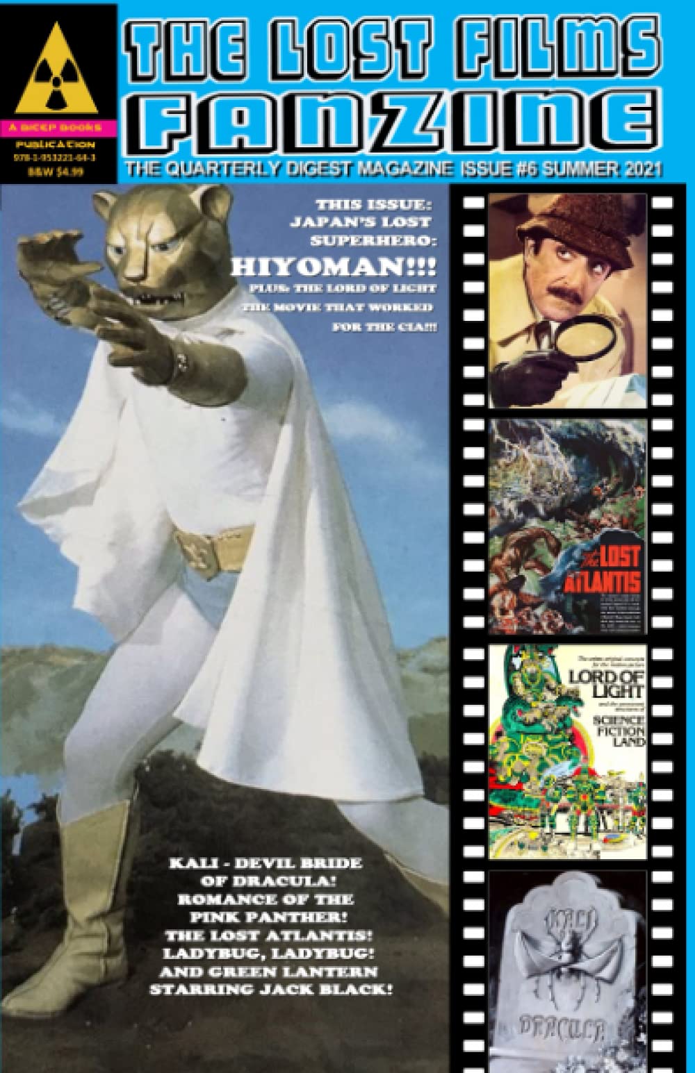 THE LOST FILMS FANZINE #6: (B&W/Variant Cover B)