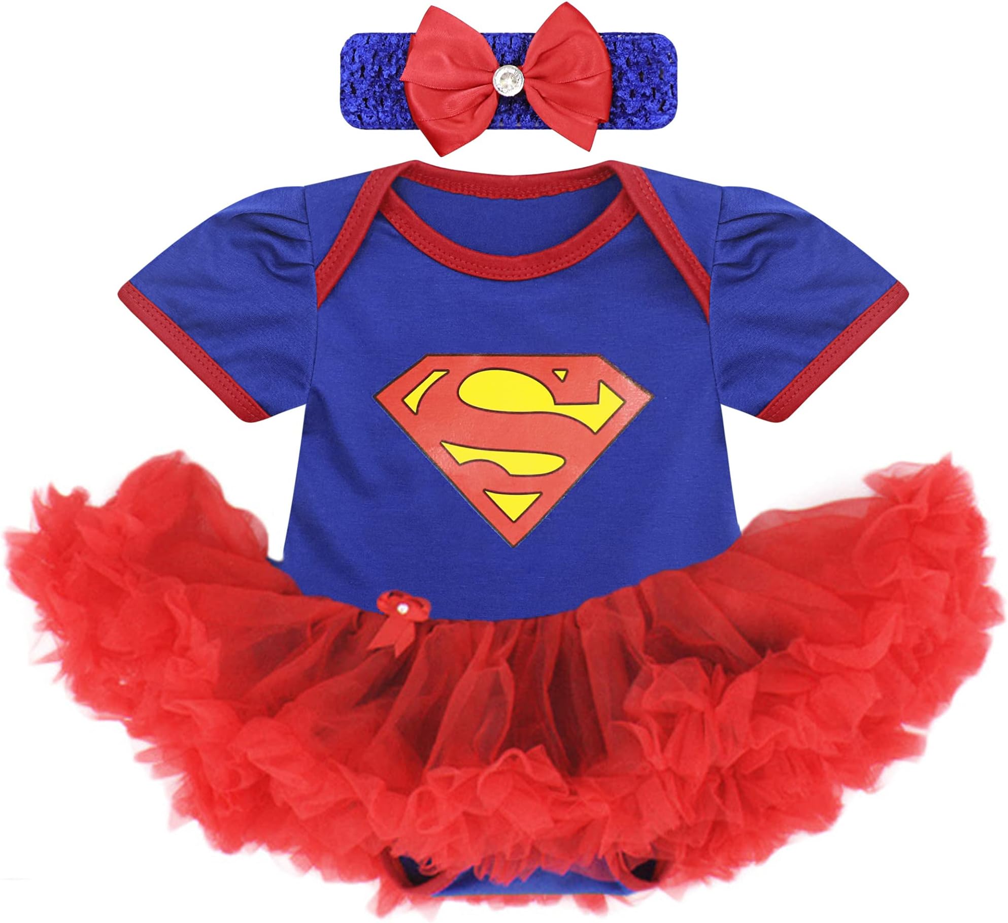 Baby Cotton Summer Toddler Romper Bodysuit with Headband