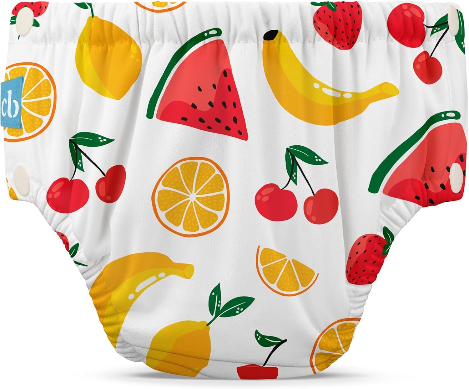 Charlie Banana wiederverwendbare Schwimmwindel – Banana Fiesta - M (7–13 kgs)