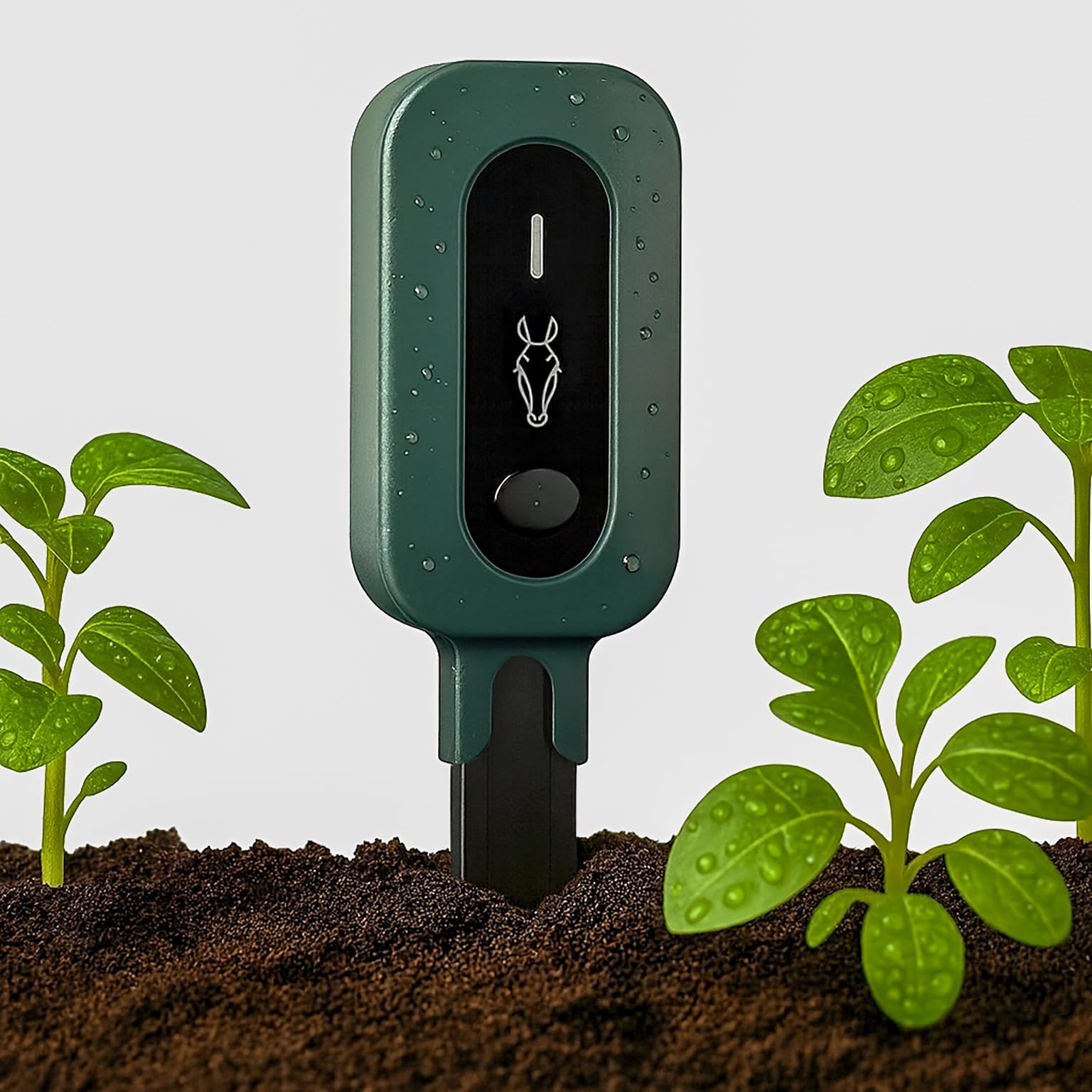 LINKSTYLE AFRA II Soil Moisture Sensor, 3-in-1 Humidity, Temperature and Luminosity Tracking, IP67 Waterproof Moisture Meter - for Gardeners, Farmers, Plant Enthusiasts (Sensor Only)