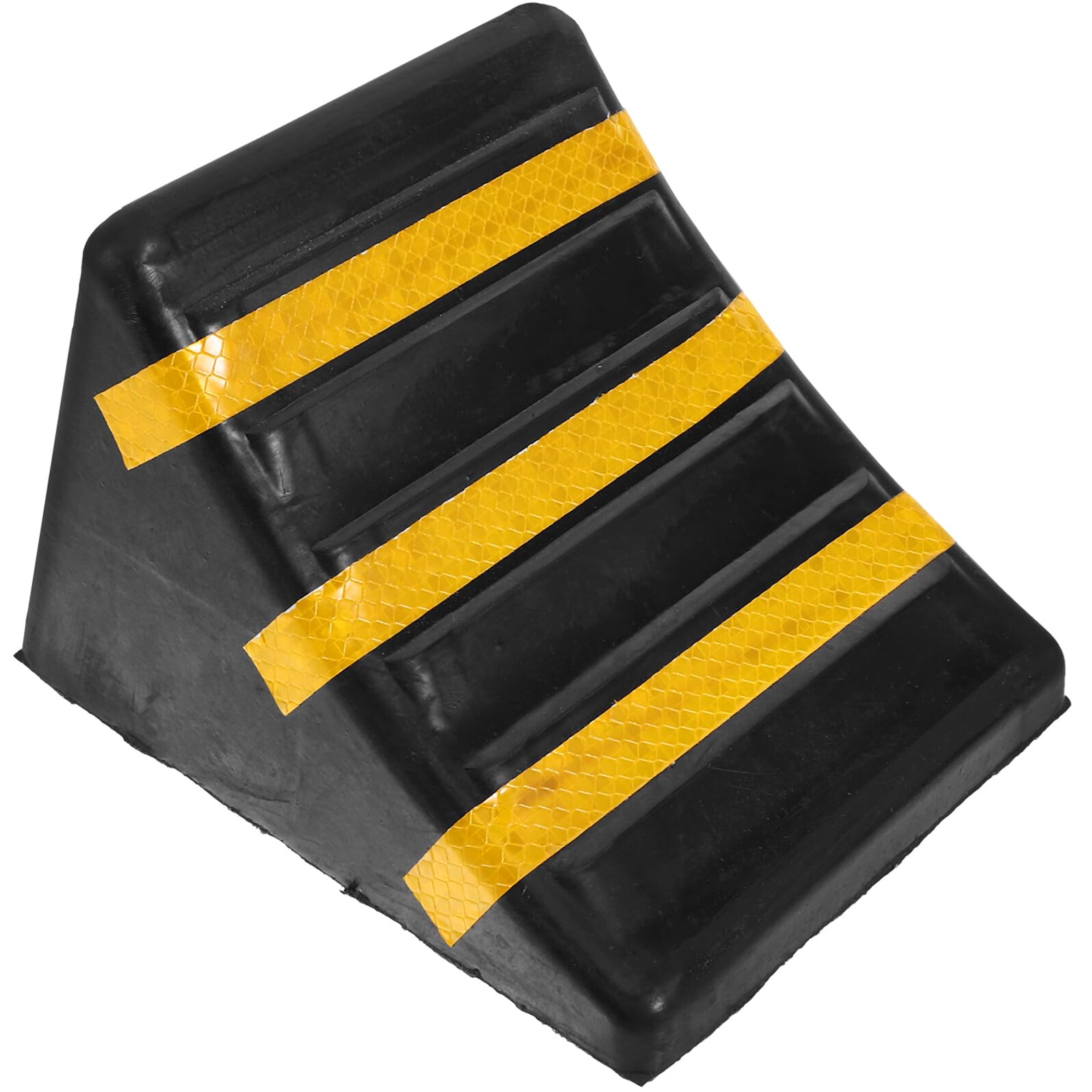 Tragbarer Radkeil aus Gummi Dreieckiger Unterlegkeil 170x150x110mm Rutschfester Reifenstopper für Auto LKW und Motorrad