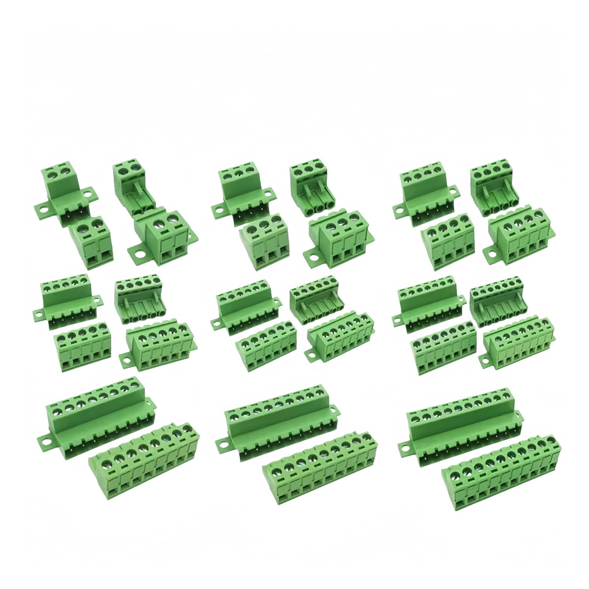 Regleta de conexión aérea 2EDG/15EDGRKC de 5.08mm para cableado modular en PCB 8