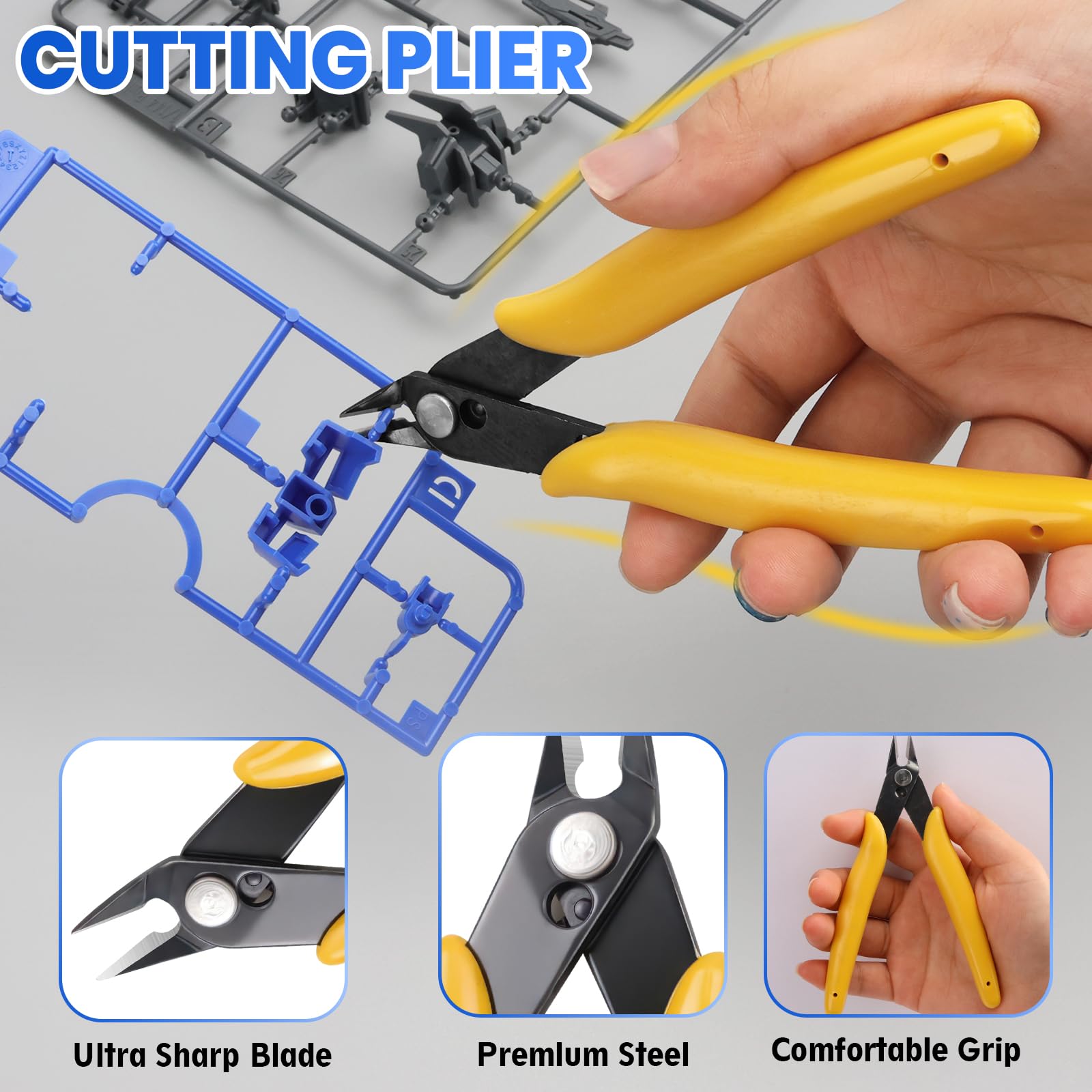 Gundam Tool Kit - 20pcs Model Building Tools -5