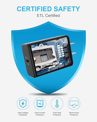 Miniatura 5 de Cargador USB C  NANAMI 30W USB cargador de pared PD3.0 bloque de carga rápida para iPad ProAirMini, adaptador de cargador móvil para iPhone 141313