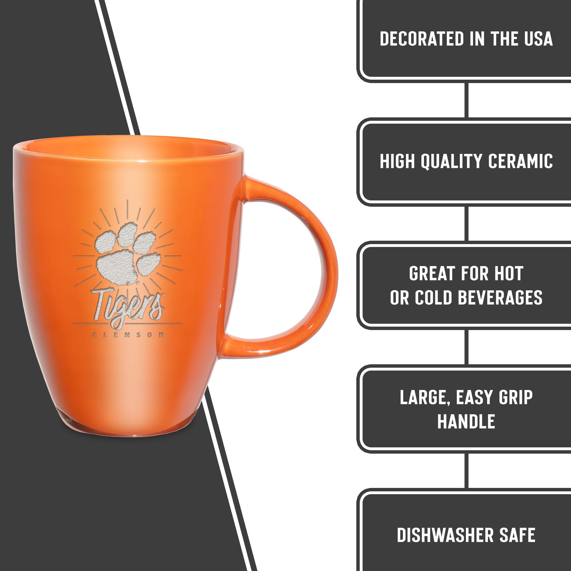 Rico Industries NCAA Naval Academy Midshipmen Sunburst - Taza de cerámica grabada con láser, 532 ml
