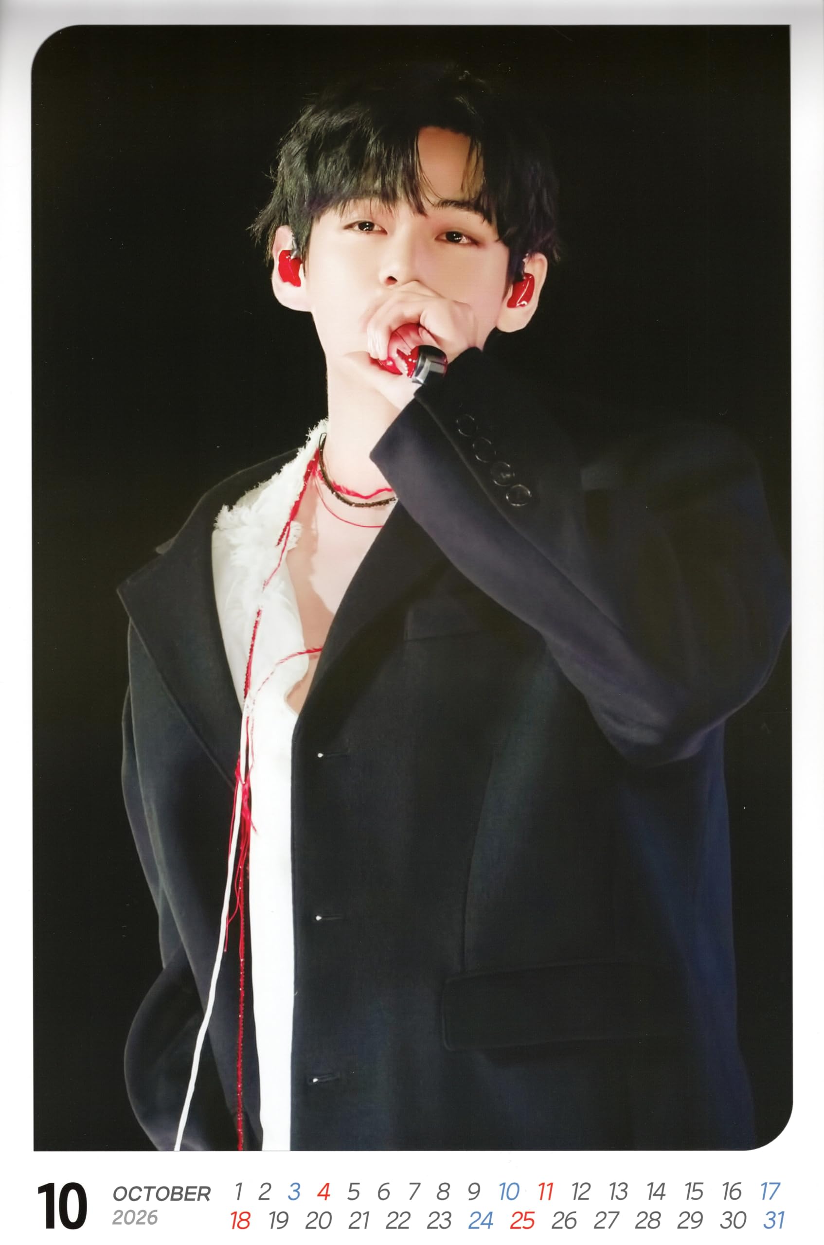 Amazon.co.jp: 防弾少年団 V テテ グッズ 大判 壁掛け カレンダー 2026