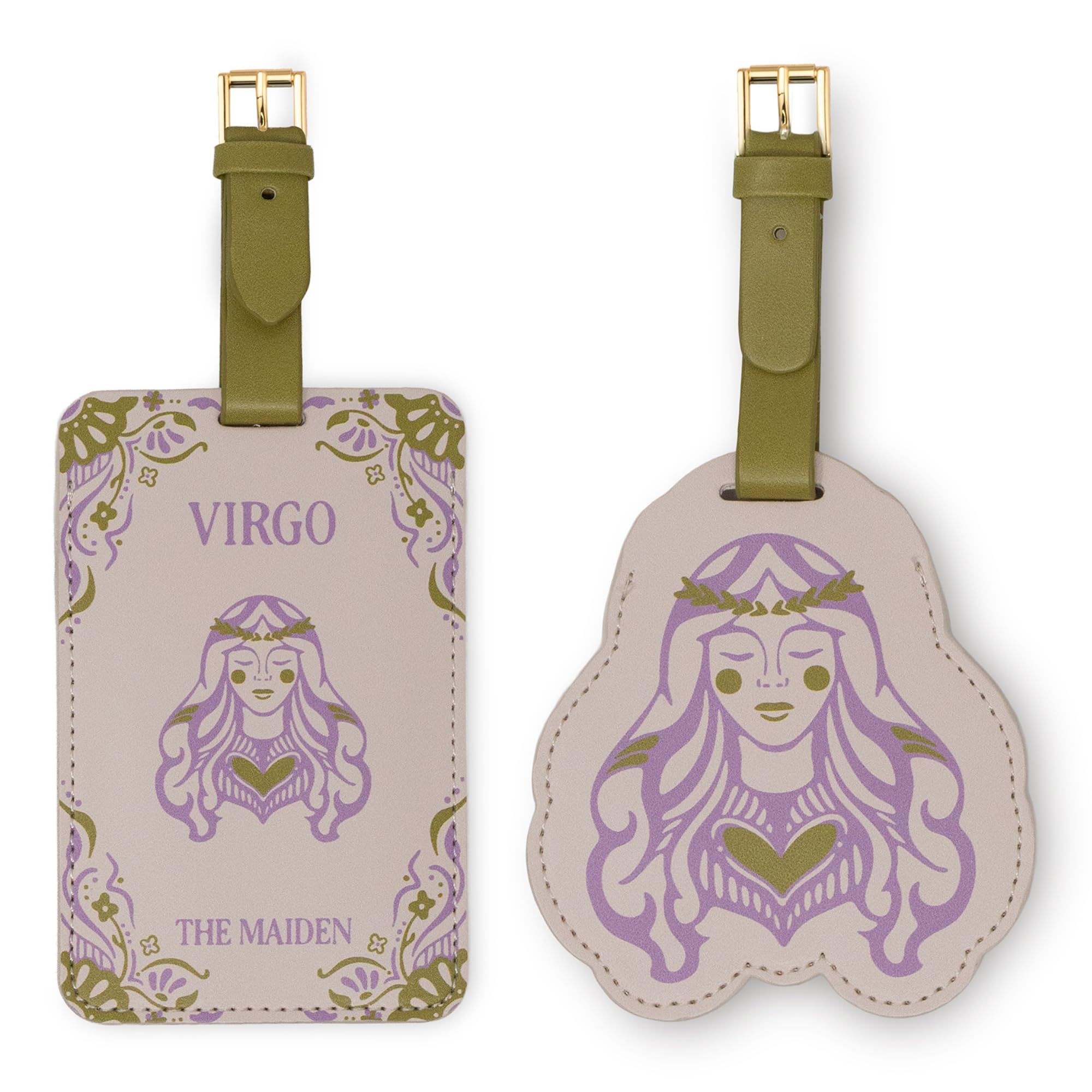 kate spade new york Astrology - Set di 2 etichette per bagagli, Vergine