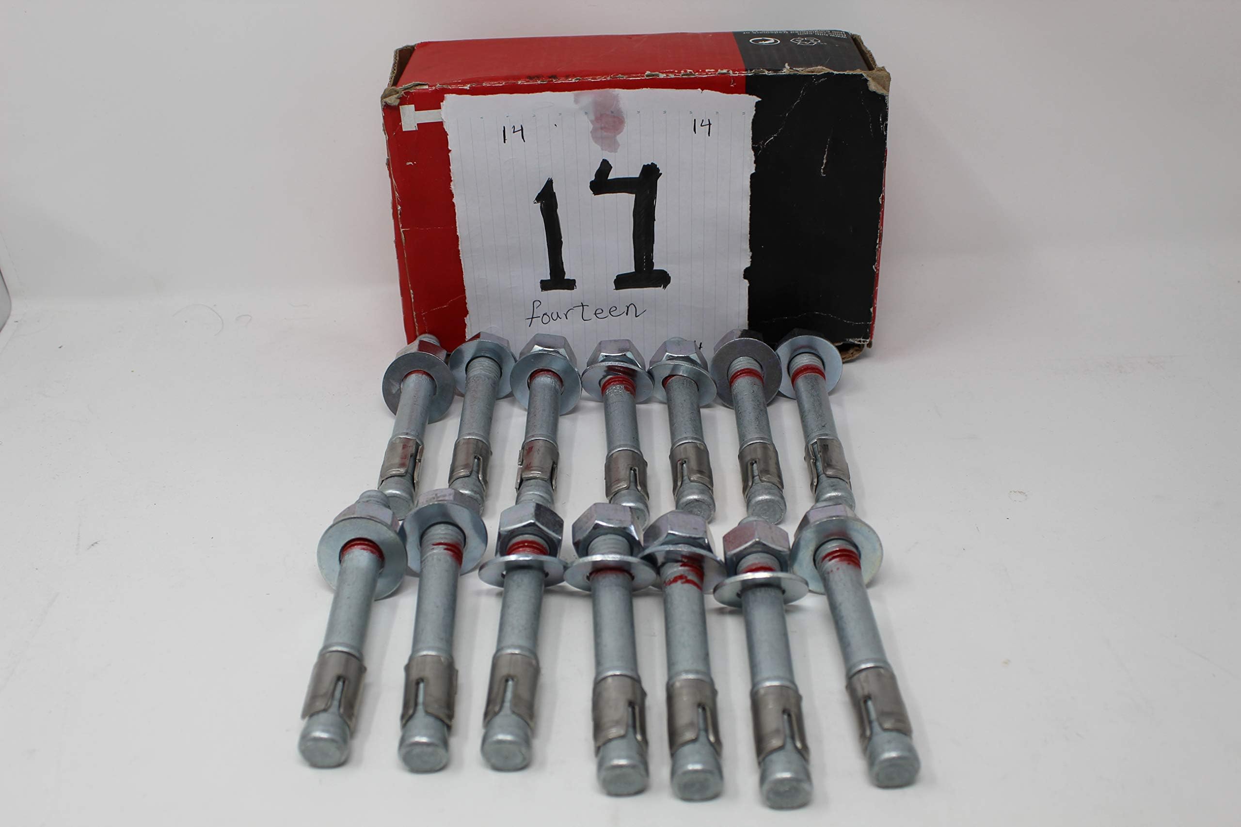 Hilti KWIK Bolt TZ Expansion Anchor - 316 Stainless Steel - KB-TZ 5/8" x 4-3/4" - 411737- Box of 15