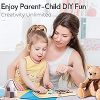 Vista 6 de Coquimbo - Kit de costura para adultos, niños, principiantes, viajeros, suministros de costura portátiles, contiene cinta métrica suave, tijeras