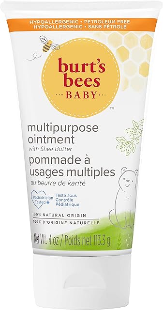 Burts Bees Baby Multipurpose Ointment & Nappy Cream, Protects Against Nappy Rash, Hypoallergenic, 113.3g