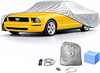 Vista 16 de Fundas para Automóvil Resistentes a la Intemperie Max Car Cover & Warranty Compatible con Ford 1979-2004 Mustang – Funda Exterior Cable Antirrobo