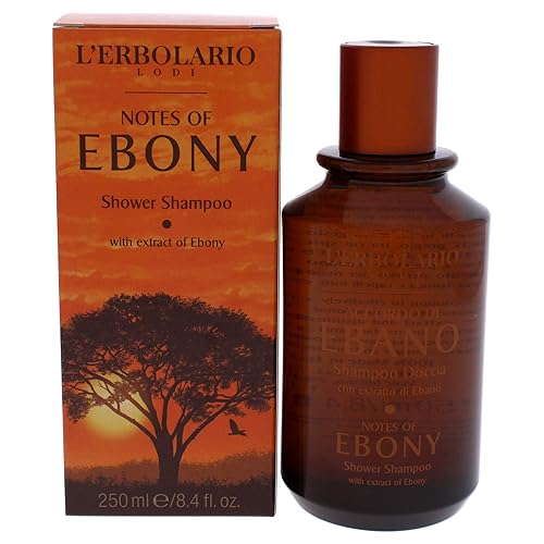 Miniatura 1 de L'Erbolario Notes Of Ebony Shower Shampoo - Práctico limpiador para cuerpo y cabello - Restaura el vigor y el tono - Energiza y conserva la