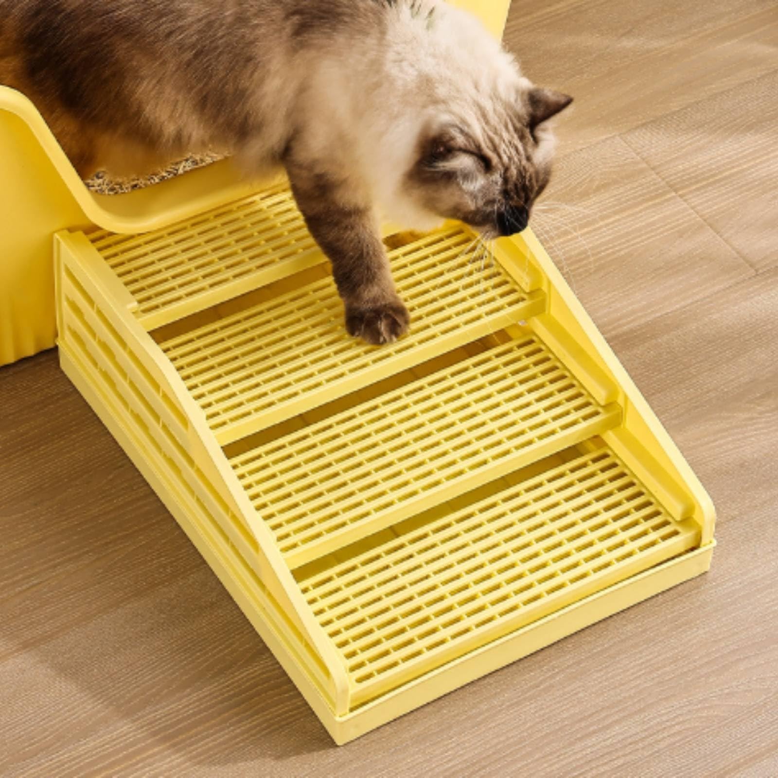 Pflegeleicht Katzenstreumatte, Gelb