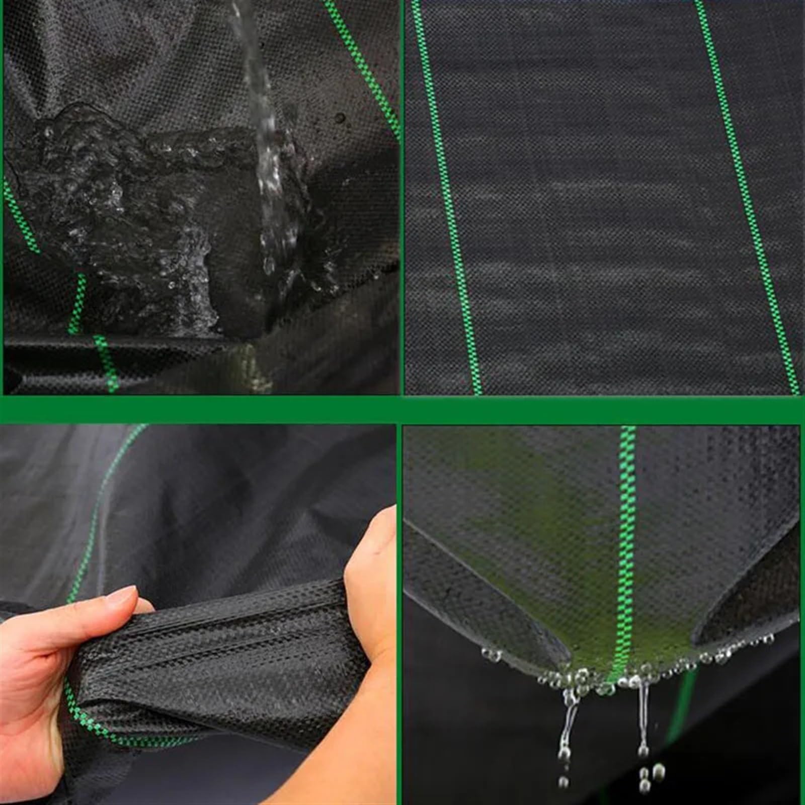 Agricoltura Barriera contro le erbacce Tessuto for il paesaggio Tappetino for la copertura del terreno Plastica for la crescita delle piante Cura del giardino Serre Attrezzi Tessuto Non Tessuto Anti E