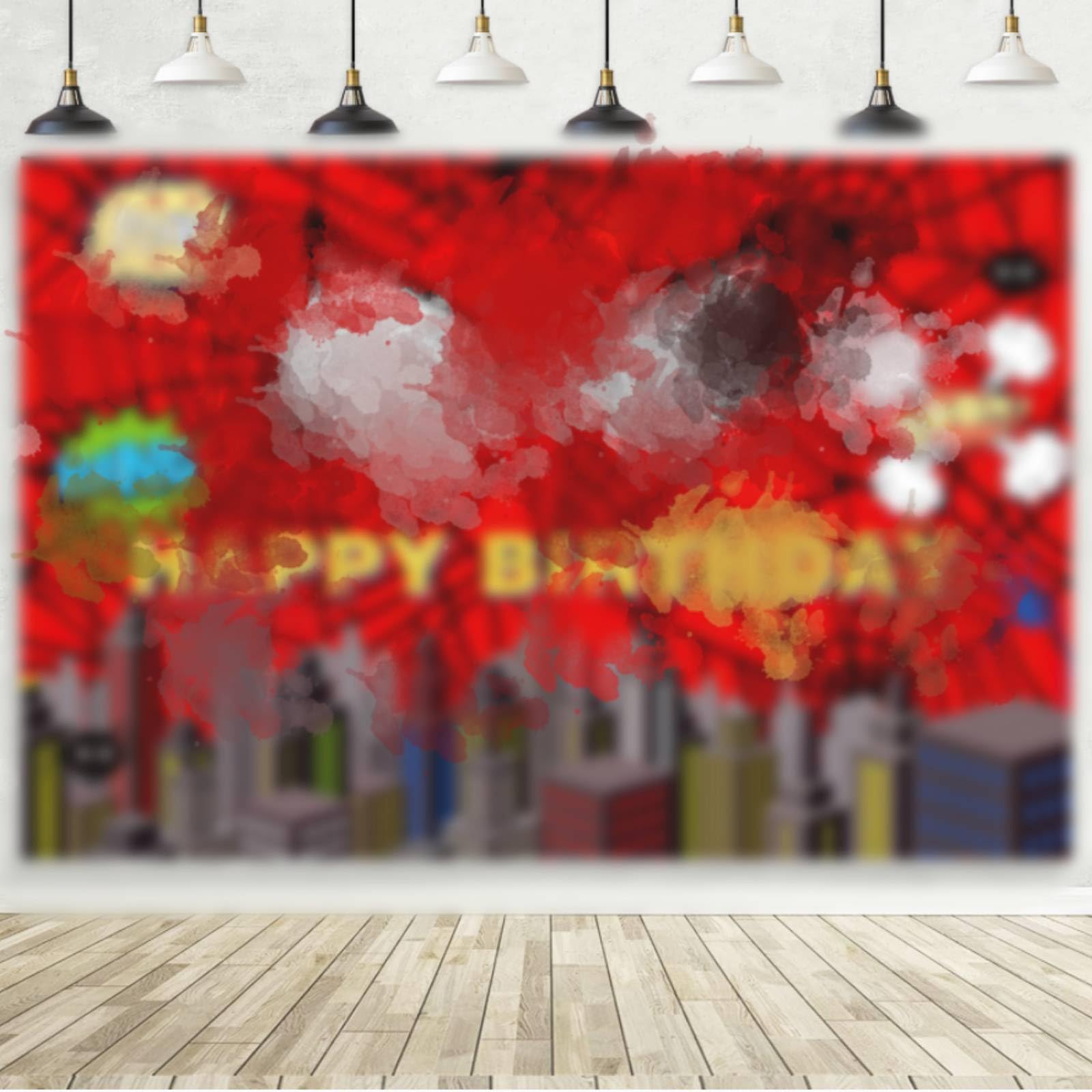 Happy Birthday Backdrop, Birthday Party Decorations Photography Theme, Party Decor Cake Table Banner Supplies, Happy Birthday Banner Cartoon Background for Kids Boys Girl (150CM ×100CM）