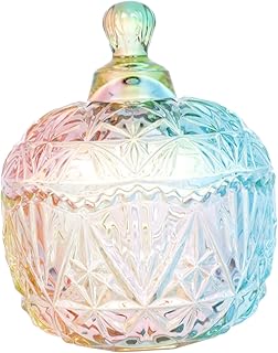 FRCOLOR Copo De Unha Copo De Vidro De Unha Copo De Uso De Arte Em Pó Copo De Mistura De Vidro Frasco De Doces Frasco De Armazenamento De Vidro Manicure Copo De Decoração Acessório De Arte