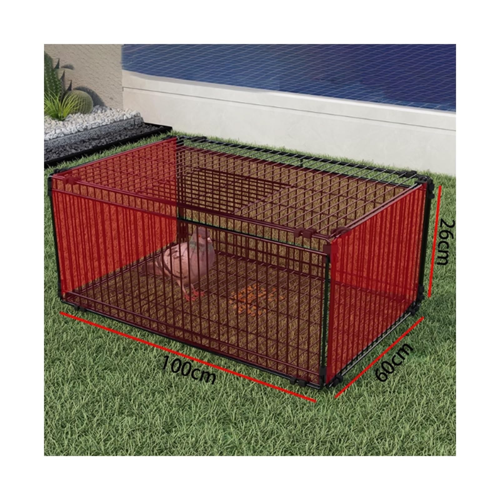 Jaulas para pájaros Jaula for Palomas encriptada Que Solo Permite la Entrada Pero no la Salida Reciclaje automático de jaulas for Palomas de Exterior Jaula de Vuelo(Big)