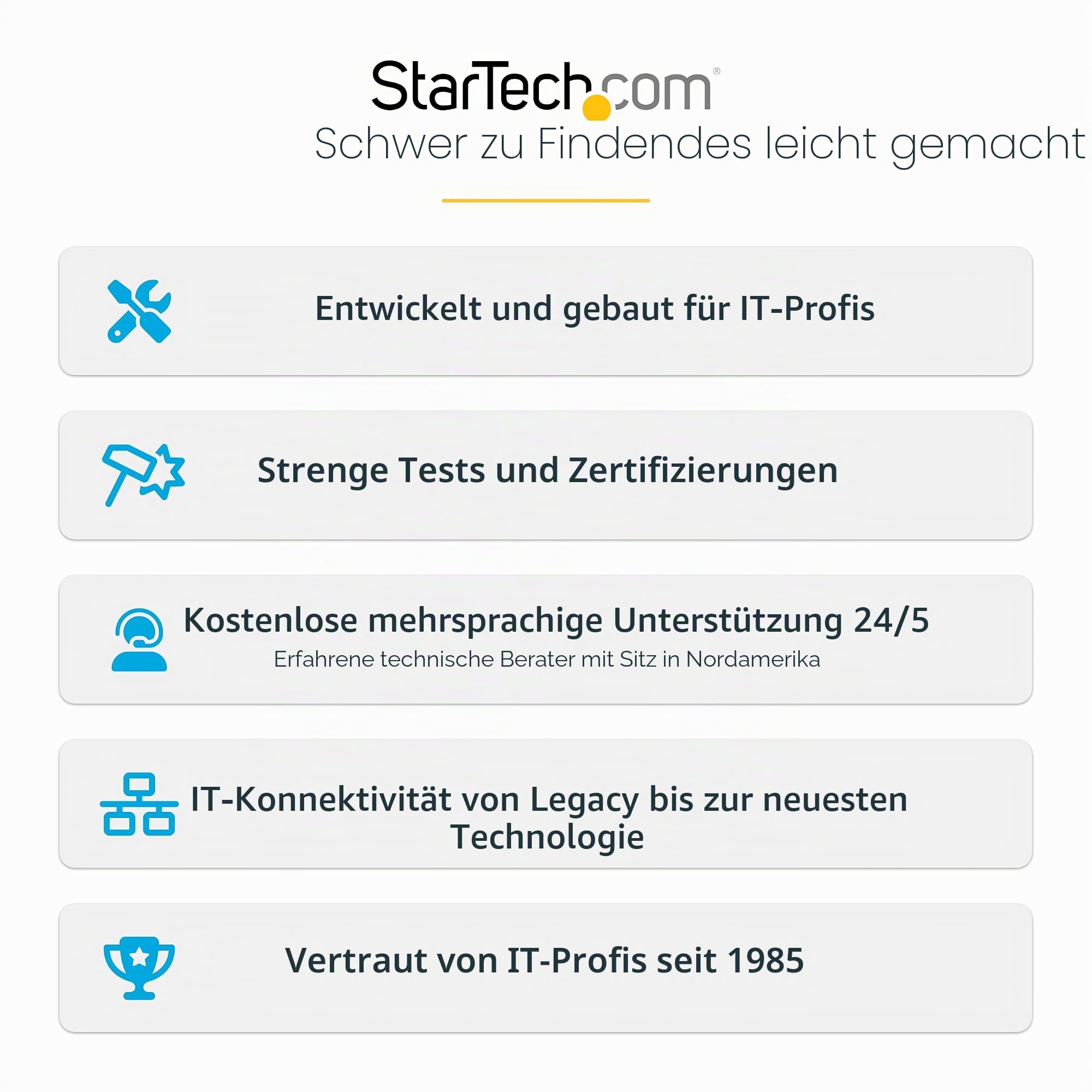 StarTech 5m Zertifiziertes HDMI 2.1 Monitorkabel, 8K 60Hz, HDR10+, 48Gbps