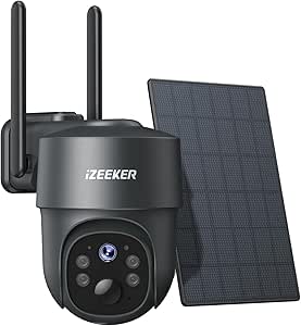 iZEEKER Trail Camera 4G LTE, 2K PTZ Cellular Game Camera Solar asin的图片